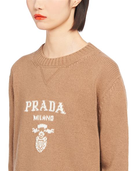 Prada Maglione Con Logo 